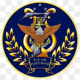 Download A Hi- Res Copy Of The Logo - Us Navy Seventh Fleet Band, HD Png Download - us navy logo png