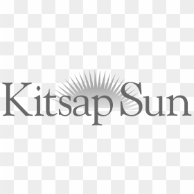 Kitsap Sun Logo Grayscale - Kitsap Sun, HD Png Download - sun logo png