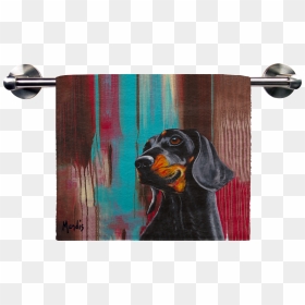 Dachshund Hand Towel - Towel, HD Png Download - dachshund png