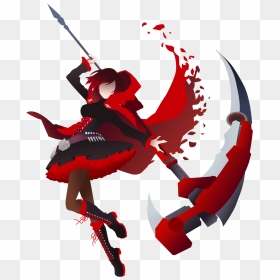 Blazblue Ruby Rose, HD Png Download - rose vector png
