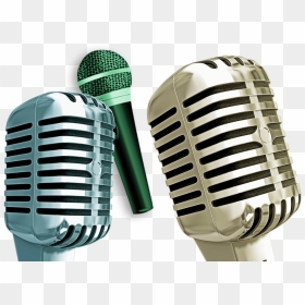 Human Voice Google Play Youtube Over Voiceover - Cartoon Microphone, HD Png Download - old microphone png