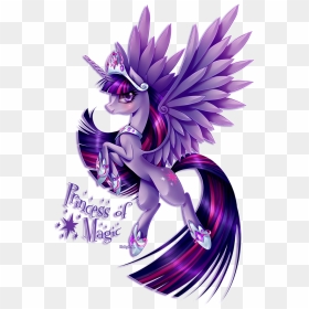 Magic, My Little Pony, And Pegasus Image - Mlp Princess Of Magic, HD Png Download - anime sparkles png