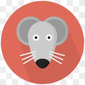 Flat Animal Icon Hd, HD Png Download - mouse animal png