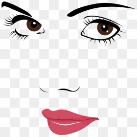 Face Portrait Woman Clip Art - Beauty Girl Face Vector, HD Png Download - woman face png