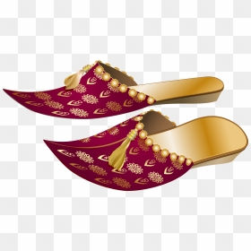 Arabian Slippers Png Clip - Shoes And Slippers Png, Transparent Png - ballet shoes png