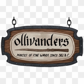 Ollivanders Signage, HD Png Download - harry potter wand png