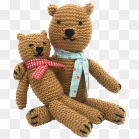 A Very First Picture Book Knitting Stuffed Animals - Crochet Bear Transparent Background, HD Png Download - baby rattle png