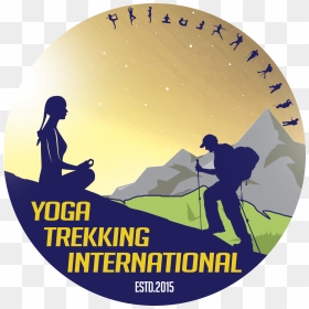 Yoga Transparent Hiking - Yoga Trekking, HD Png Download - hiking png