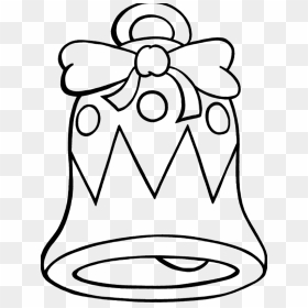 Printable Christmas Bell Coloring Pages - Christmas Bell Ornaments Coloring Pages, HD Png Download - christmas bell png