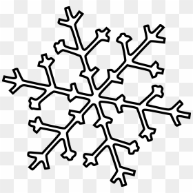 Clipart Sketch Huge Freebie Download For - Snowflake Outline Clip Art, HD Png Download - white snowflakes png