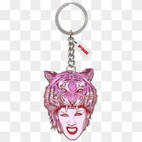 Tiger Head Keychain"  Title="tiger Head Keychain - Keychain, HD Png Download - tiger head png