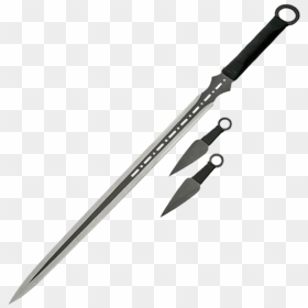 Kunai Drawing Ninja Katana - Asian Swords, HD Png Download - kunai png