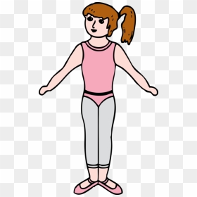 Human Body Woman Girl Drawing Cc0 - Clipart Of Body, HD Png Download - human body png