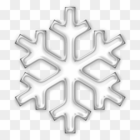 Half Snowflake Clipart Black And White Graphic Freeuse - Clipart Christmas Snowflakes, HD Png Download - white snowflakes png