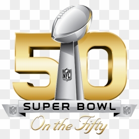 On The 50 Logo - Super Bowl 50, HD Png Download - super bowl 50 logo png