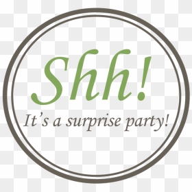 Free Surprise Party Cliparts, Download Free Clip Art, - Its A Surprise Party, HD Png Download - shh png