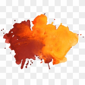Watercolor Paint , Png Download - Transparent Orange Watercolor, Png Download - paint.png
