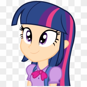 Twilight Sparkle Equestria Girls By Princesacadance-d65dmlj - Twilight Sparkle Equestria Girl Face, HD Png Download - anime sparkles png