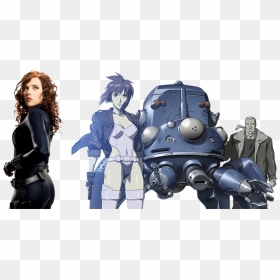 Ghostintheshell - Ghost In The Shell Tachikoma Zen, HD Png Download - scarlett johansson png