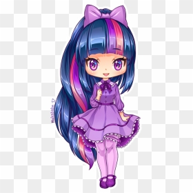Chibi Twilight Sparkle, HD Png Download - anime sparkles png