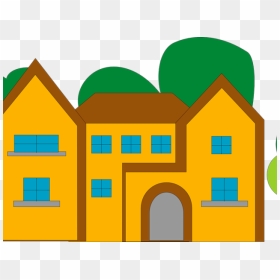 Hotel Clipart Library Building - Clipart Buildings, HD Png Download - school building png