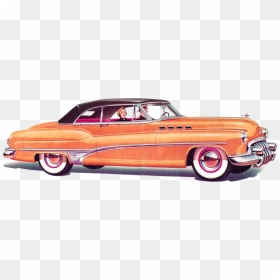 1950 Car Clipart, HD Png Download - vintage car png