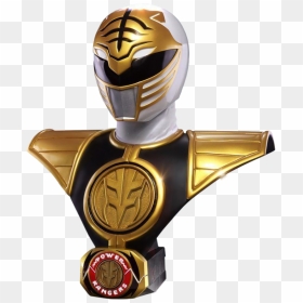 White Ranger Png - Busto Dei Power Ranger, Transparent Png - power ranger png