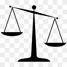 Attorney Scale Cliparts - Clipart Weighing Scale, HD Png Download - scales of justice png