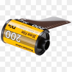 Yellow Old Camera Reel - Label, HD Png Download - old camera png