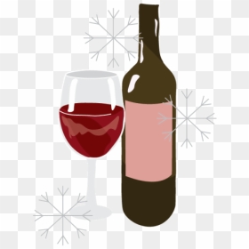 Chill Your Red Wine - Wine Bottle, HD Png Download - champagne bottle popping png