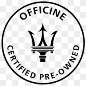 Officine Maserati Certified Pre Owned, HD Png Download - maserati logo png