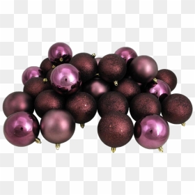 Purple Christmas Ball Png Picture - Mauve Christmas Ornaments, Transparent Png - christmas balls png