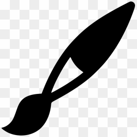 Paint Brush - Photoshop Brush Tool Icon, HD Png Download - black paint png