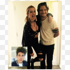 Tyler Posey And Bella Thorne, HD Png Download - tyler posey png