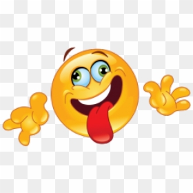 Crazy Emoticon Face - Emotions Clipart, Hd Png Download - Vhv