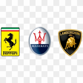 Maserati Und Lamborghini Logo, HD Png Download - maserati logo png