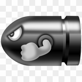 Bullet Bill - Bullet Bill Png, Transparent Png - vhv