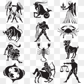 Transparent Zodiac Signs Set Png Clipart - Zodiac Signs Png, Png Download - tattoo designs png
