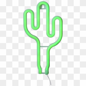 Hanging Decoration Neonlight - Neon Kaktus Væg, HD Png Download - neon light png