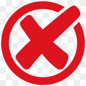 Red X Mark Icon - Red X Icon Png, Transparent Png - red x mark png