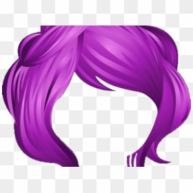 Hair Clipart Wig - Purple Wig Clip Art, HD Png Download - wigs png