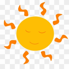 Sleeping Sun - Summer Sun, HD Png Download - happy sun png