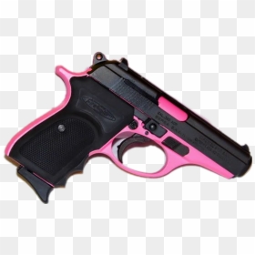 #gun #hand Gun #weapon #pink #black #shoot #swag #dope - Revolver, HD Png Download - hand with gun png