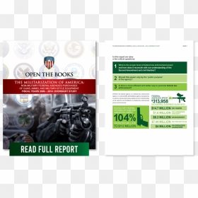 19 Militarization Of America - Online Advertising, HD Png Download - open books png