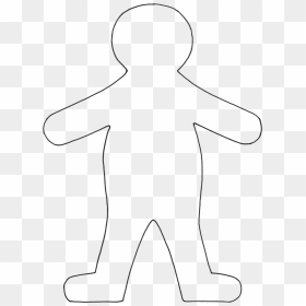 Human Body Outline Printable - Outline Cartoon Body Boy, HD Png ...
