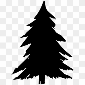 Pine Tree Clipart Tree Shadow Free Collection - Christmas Tree Silhouette Png, Transparent Png - christmas png transparent