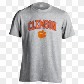 Basic Clemson Staple Arch & Paw Tee"  Data Image Id="7818338631815"  - Safe Green T Shirt Png, Transparent Png - clemson paw png