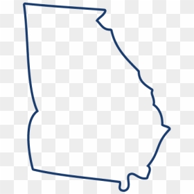 Georgia - Drawing, HD Png Download - usa outline png