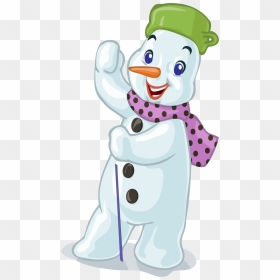 Cartoon, HD Png Download - cute snowman png