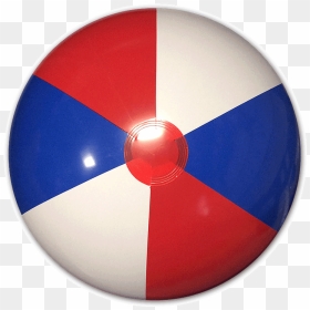 24" - Red White Blue Beach Ball, HD Png Download - red white and blue png